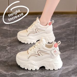 CUOYI | Thick Sole Height Increasing Breathable Womens Sports Shoes