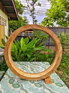 วงกบกลม ไม้สักแท้ ราคาส่ง งานแฮนด์เมดจากช่างฝีมือในชุมชน วงกบคาเฟ่ วงกบมินิมอล จากช่างมืออาชีพ