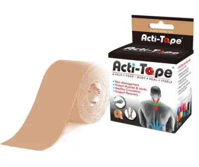 [SG Stock] Acti-Tape / Acti Tape Elastic Sport Tape 5cmx5m Black/Beige/Red/Blue