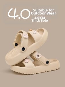 RUNROU | Summer Plump Bottom Soft EVA Beach Sandal