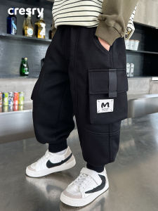 Trendy Boys Cargo Pants Spring Autumn Ankle-fit