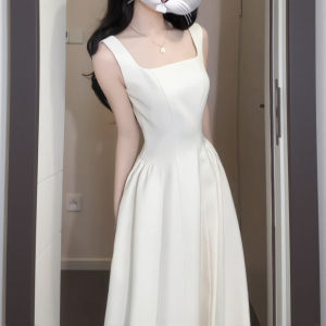 SUHUIQIAN | Peach New Summer Slimming Mini Length Dress For Petite