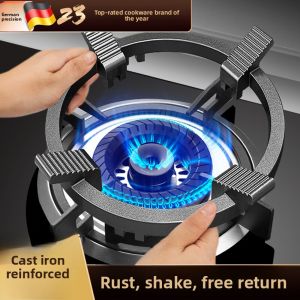 MUJUEAO | Gas Stove Support Anti-Slip Base Square Universal Pot Rack
