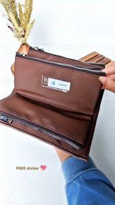 KEY.LA DOMPET KEUANGAN 6 RUANGAN BAHAN CHOCOLY WATERPROOF