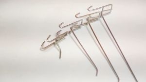 KOVEX 1Pcs Metal Grid Wall Hooks Thick Mesh Hooks Sliver Wire Hooks Mesh (5cm 10cm 15cm 20cm)【COD】