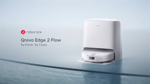 【NEW LAUNCH】Roborock Qrevo Edge 2 Flow Robot Vacuum 35000Pa Suction SpiraFlow2.0 Real-Time Self-Cleaning Mop 2.5X Boosted Mopping Pressure Certified Dual Anti-Tangle System & Easier Maintenance