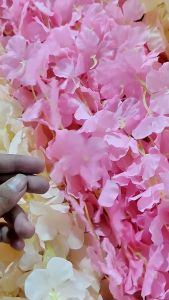 GARLAN RAMBAT HORTENSIA JUNTAI 2 M ARTIFICIAL DEKORASI - WISTERIA JUNTAI IMITASI PLASTIK TIRUAN PALSU DEKORASI TERMURAH