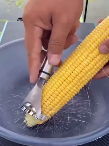 Klik-Beli Parutan Jagung Stainless Steel Alat Parut Serutan Pengupas Corn Stripper