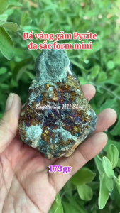 Đá Pyrite thô trang trí mẫu nhỏ xinh và đa sắc