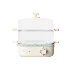 「China Plug」Bear | Automatic Egg Steamer with Timer and Auto Power Off 2 Layers