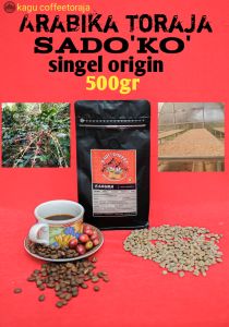 kopi Arabika Toraja premium sadoko 500gram/kopi Toraja Arabika premium kopi bubuk-biji sangrai premium Quality