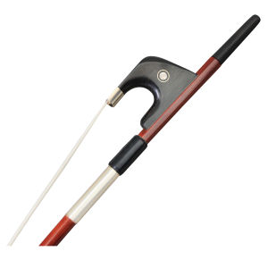 3/4 Double Bass Bow German Model - Quality Brazilwood Stick Durable Well-Balanced for Student Practice & School Orchestra Bass Bows