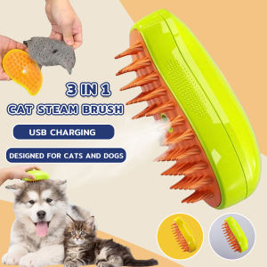 Digeo Pet Comb Steam Spray Massage Hair Combs Massages and Cleanses Brush for Dog Cat