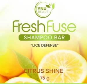 FRESHFUSE SHAMPOO BAR - CITRUS SHINE (LICE DEFENSE SOOTHING ANTI-DANDRUFF HAIR GROWTH)