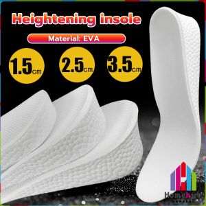 Homehub Height Increasing Sports Insoles 1.5-3.5cm High Elastic Breathable Orthopedic Shoes Pads