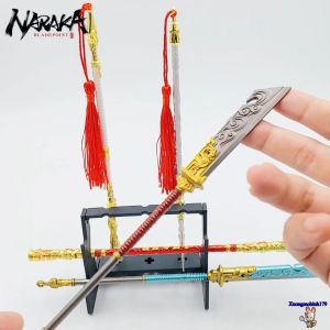 Mô hình Naraka Bladepoint Hung Hãn Khai Giang Trảm mã đao hợp kim 22cm