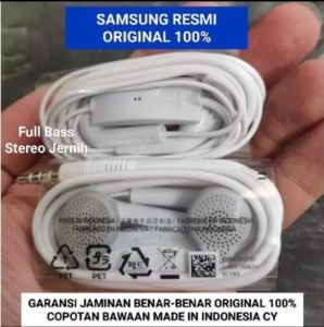 Headset Samsung made in indonesia Stereo Original SEIN Earphone Gaming SuperBass