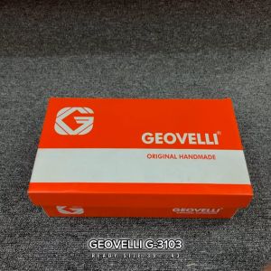 Sepatu Sneakers Pria Full White Gvl Geovelli 3103 Sneaker Casual Bahan Kulit Sintetis Premium Size 39-43