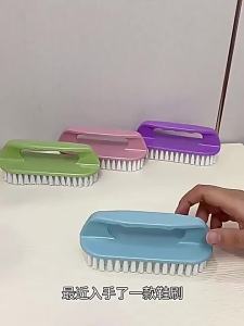 SEA JJT【จัดส่งในท้องถิ่นในประเทศไทย】 แปรงทำความสะอาดพลาสติกขนแข็งสำหรับใช้หลายวัตถุประสงค์: รองเท้า เสื้อผ้า พื้น