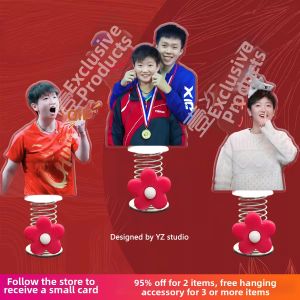 Customizable Sun & Wang Car and Desk Decor Double-Sided Standee