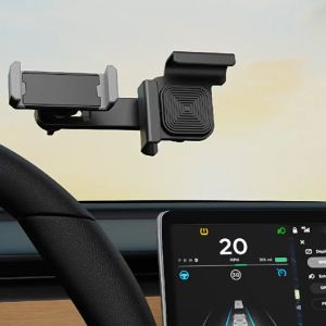 Car Mobile Phone Holder Universal Car Display Screen for BYD Tesla Model 3/Y/S/X Scalable Phone Stents 360 Rotatable GPS Bracket
