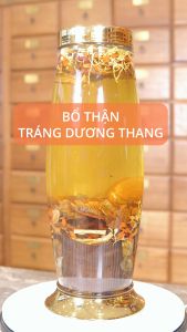 Thang ngâm rượu Bổ Trận Tráng Dương Thang thảo dược ngâm sinh tố lúa mạch