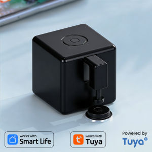 Fingerbot Plus Bluetooth Smart Button Pusher Robot for Coffee Maker PC and Home Alexa Google Voice Control for Smart Life Timer