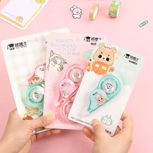Sanrio Correction Tape 36m x 5mm PET Transparent Film 1.5 x 6 x 11cm Set Office/School Correction Tape Cute Sanrio Character Design