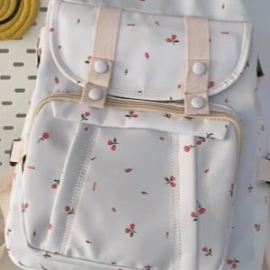 Mismi Jaelyn Bag Tas Ransel Wanita Flower Stylish Korea School Backpack Perempuan Trendy - 38J