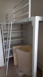 Helper loft bed customize Singapore/bomb shelter/store room/utility room /smaller room bed frame customize