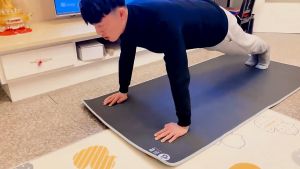 Olyhealth 12MM Mat Yoga Mat Exercise Mat With Carrying Strap（Large SIZE 185CM X 63CM)