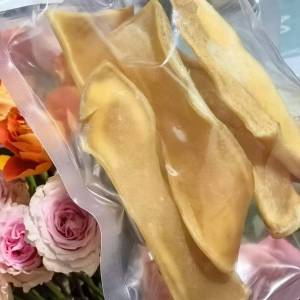 Hand-Cut Beef Skin Strips Dog Treats 100g Bag Teddy Dog Teeth Grinding Bones Pet Snacks Chewy Gel Stick Simple Packaging