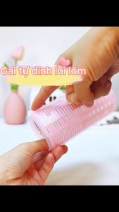 Ống cuốn gai tròn tự dính tạo độ bồng bềnh tự nhiên cho tóc Phụ Kiện 68
