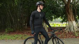 X-Tiger | X-TIGER Mens Cycling Clothing Autumn Three-Pocket Cycling Clothing Mountain Bike Cycling Sports Long-Sleeved Zip Long Shirt