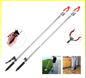 Rubbish Picker Clipper Pick-up Tools Plastic Handle