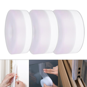 แถบปิดผนึกประตูและหน้าต่างแบบมีกาวในตัวกันลม ฉนวนความร้อน กันเสียง กันฝุ่น และติดตั้งง่าย