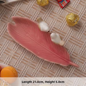 FENGBAI | Creative Cute Luxury Ceramics Snack Storage Tray