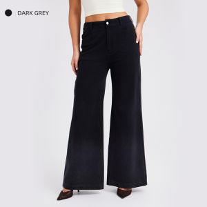 Muyafei Women’s Jeans High Waisted Wide Leg Pants Straight Leg Denim Trousers Casual Loose Fit Figure Flattering Fashion Trends