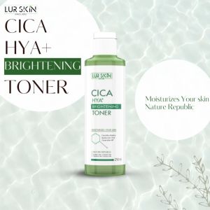 ส่งฟรี ส่งไว LUR SKIN CICA HYA BRIGHTENING TONER โทนเนอร์ ใบบัวบก 250 ml (1 แถม 1) ลดการอักเสบจากสิว ฟื้นฟูผิวให้แข็งแรง กระชับรูขุมขน