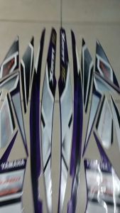 stiker striping yamaha xeon rc 125 2013 ungu lis body standar berkualitas original