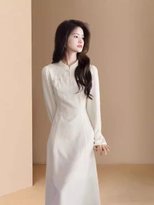 Winter Fashionable Chinese Style Modified Qipao Dress