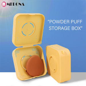 ตลับแป้งพัฟพัฟแป้งเบาะอากาศกล้องถ่ายรูปแบบพกพาพัฟแป้งกล่องเก็บของหลายหลุมกันฝุ่นระบายอากาศความชื้นหลักฐาน