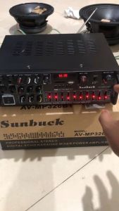 BERGARANSI Sunbuck Audio Amplifier Bluetooth Radio Original 5.0 Subwoofer FM 5 Ch Remote 2000W