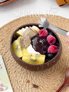 MODERN SWEETHOME | Breakfast Yogurt Coconut Shell Bowl