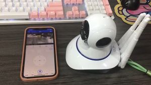 CCTV Camera Indoor Outdoor  Home 360° IP Smart Wifi Connect to Cellphone Night Vision Two-Way Voice 5 Antenna HD 1080P