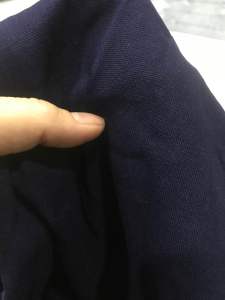 Vải Linen màu xanh đen mềm dày vừa (khổ 1m4) may đầm váyquầnáo kiểu comple