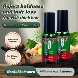 Polygonum Multiflorum Nourishing Herbal Essence Black Ganoderma Scalp Hair Follicle Hair Care Hair Nourishing Nutrient Solution