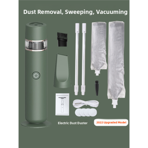 MONLEYTA | Electric Dustpan And Brush Set Non-Falling Hair Long Pole Static Electricity For Home Use Extendable For Gap Cleaning