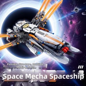 JINGGUAN | Space Mecha Spaceship Assembly Toy Model