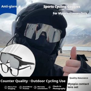 【COD】Cycling glasses nearsighted glasses for men outdoor sports mountain climbing sunglasses for women windproof and sand goggles goggles and wind goggles